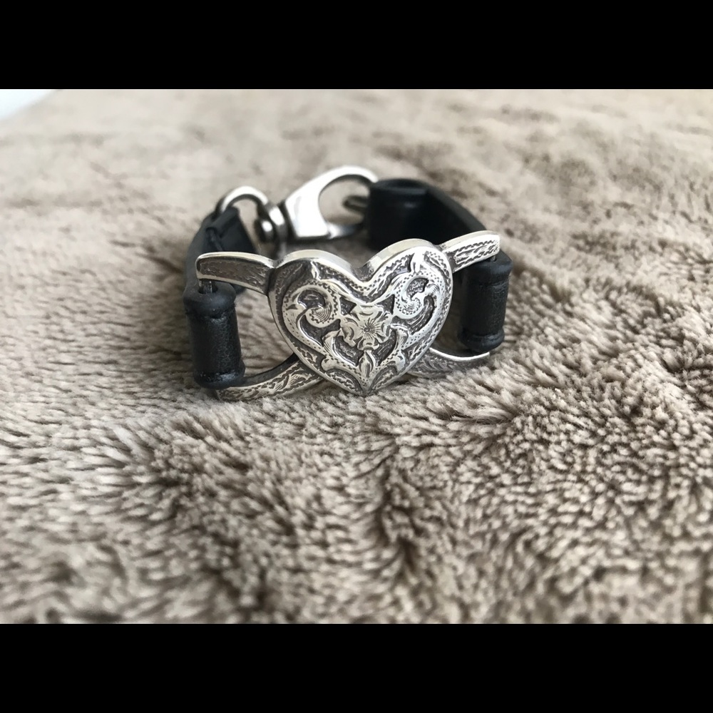 DeMarcus Alexan Steel Heart Bracelet